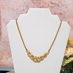 Vintage 1950's Trifari Rhinestone Necklace